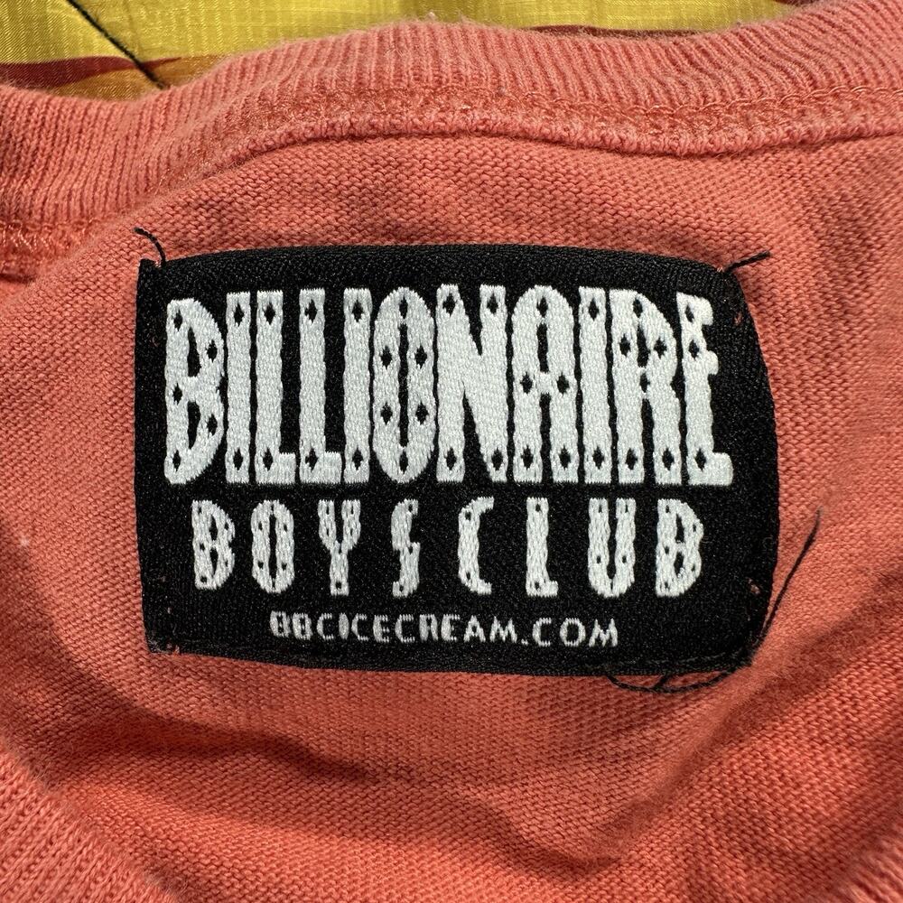 BBC Billionaire Boys Club Astronaut Helmet Embroidered Pink T-Shirt Men’s Sz XL - Picture 5 of 11